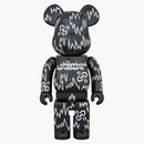 Bearbrick the Chemical Brothers 400% Black