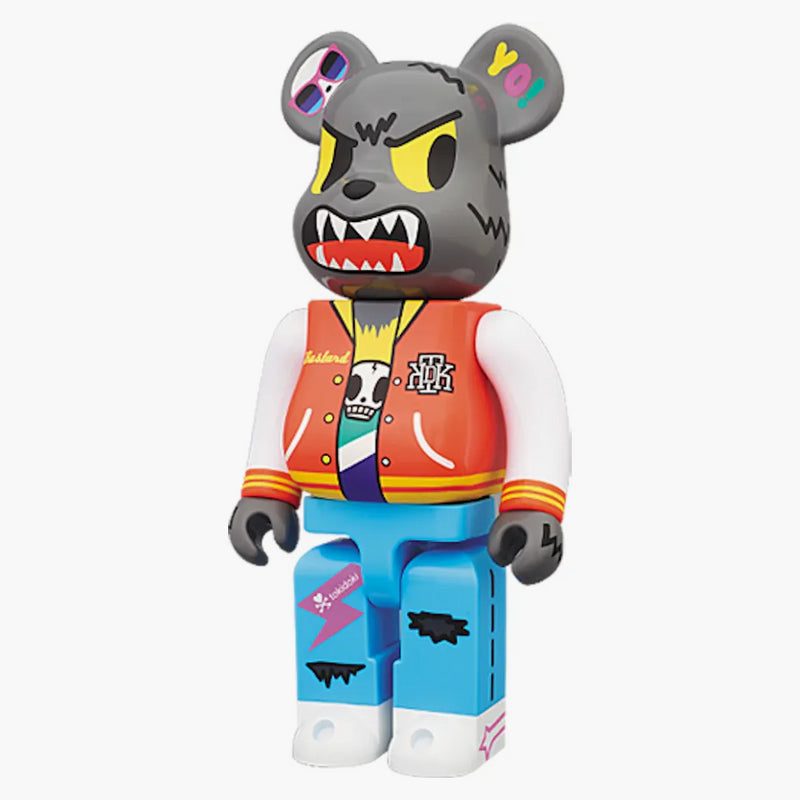 Bearbrick Tokidoki Wolf 400% Multi