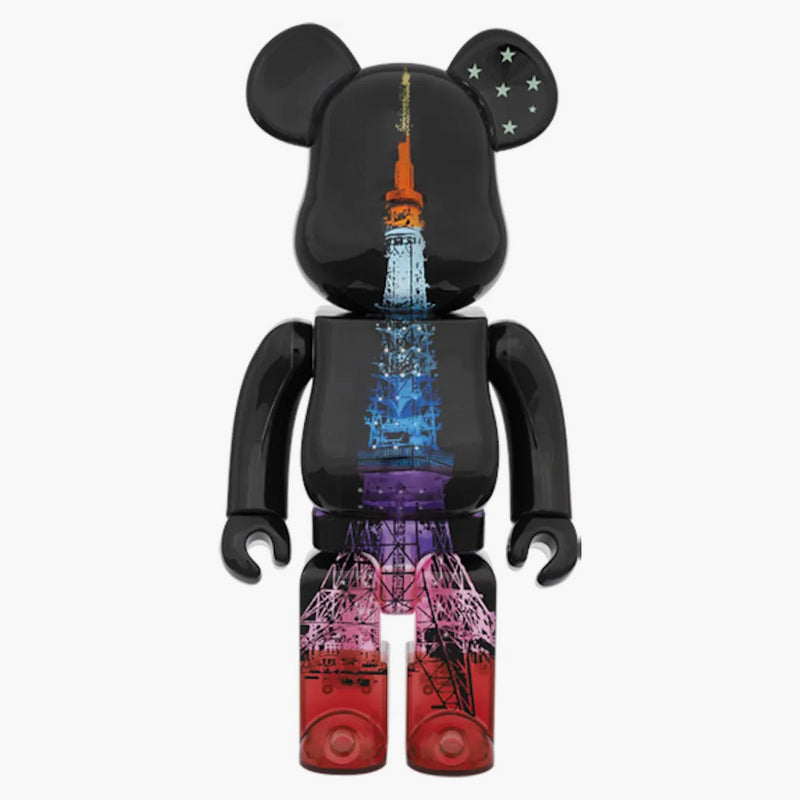 Bearbrick Tokio Tower Diamond Veil 400% Black