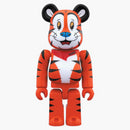 Bearbrick Tony the Tiger 100% & 400% set orange
