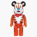 Bearbrick Tony the Tiger 100% & 400% set orange