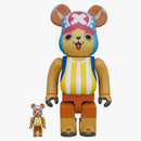 Bearbrick Tony Tony Chopper 100% y 400% establecido