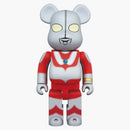 Bearbrick Ultraman Jack 400% červená/šedá