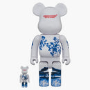 BEARBRICK Undercoveer Jun Takahaski Ceramic UFO 100% e 400%
