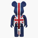 Bearbrick Union Jack 400% Blue