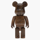 Bearbrick World Wide Tour Kaws (Karimoku Wood) 400% Wood
