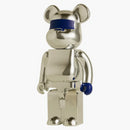 Bearbrick World Wide Tour Kostas Seremetis 400% Silver