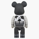Bearbrick Woody B&W Ver. 400% black