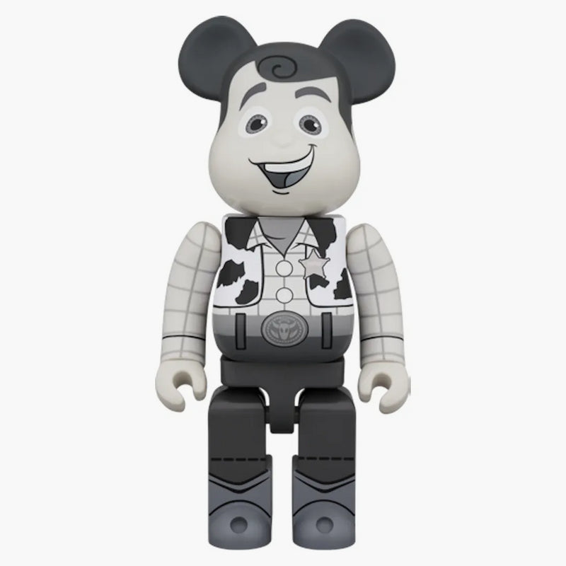 Bearbrick Woody B&w Ver. 400% Black