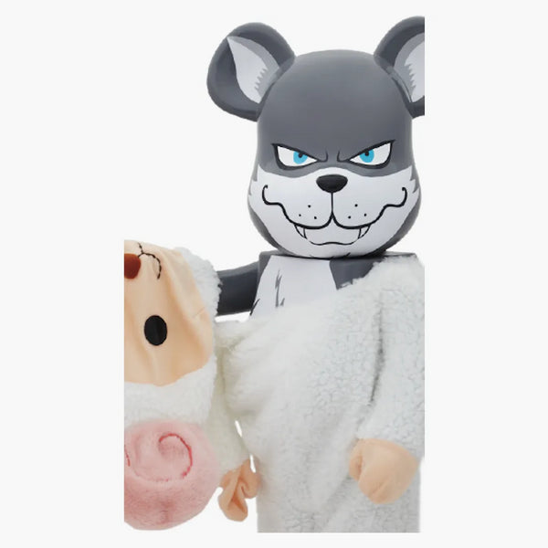 Bearbrick World Wide Tour 2 Framment 2 ° Modello 1000% bianco