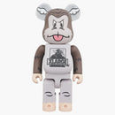 Bearbrick Xlarge X D*Face 1000% Gray Multicolor