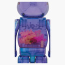 Bearbrick X-Girl 1000% Clear Purple