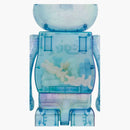 Bearbrick X-Girl 2021 Blue 1000%