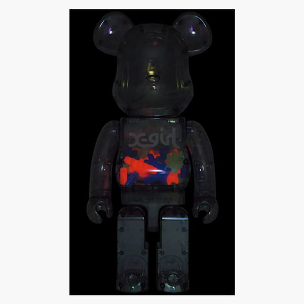 Bearbrick X-Girl 2021 Blue 1000%