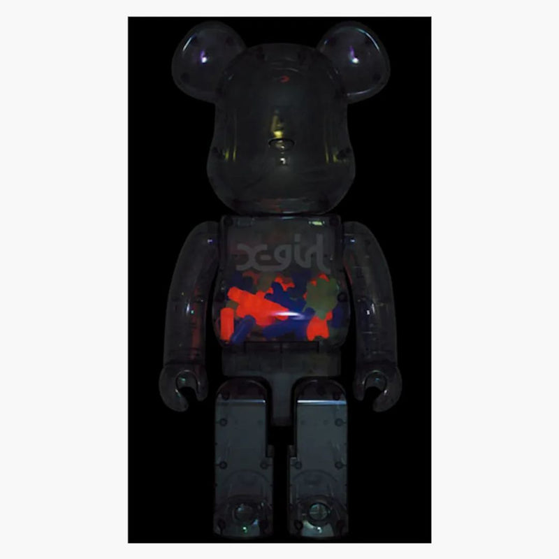 Bearbrick X-Girl 2021 Blue 1000%