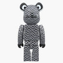 Bearbrick Yasuhito Sasada X Ground Y 100% & 400% Set Black/white