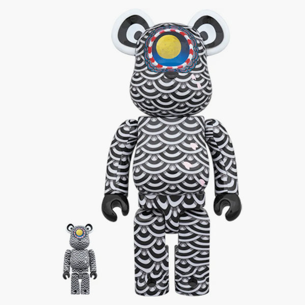 Bearbrick Yasuhito Sasada X Ground Y 100% & 400% Set Black/White