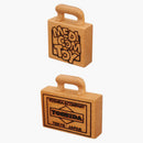 Bearbrick Yoshida 400% de madera