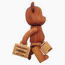 Bearbrick Yoshida 400% de madera