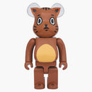 Bearbrick Zodiac Cat 100% & 400% set Brown