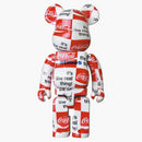 Bearbrick Atmos X Coca-cola 1000% Checkerboard