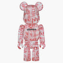 Bearbrick Atmos X Coca-cola 100% & 400% Set Clear Body