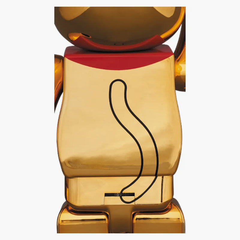 Bearbrick Beckoning Cat Gold-plated Emission 400%