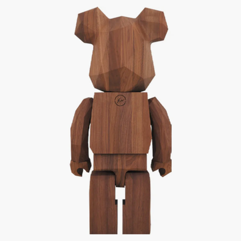 Bearbrick Fragment X Karimoku Polygon 1000% Brown