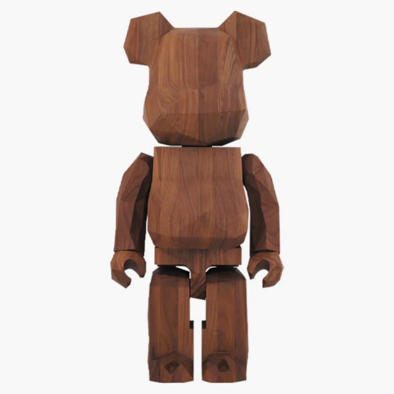 Bearbrick Fragment X Karimoku Polygon 1000% Brown
