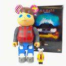 Bearbrick Kano X Medicom Back to the Future Designer con Marty and Doc 100% & 400% set