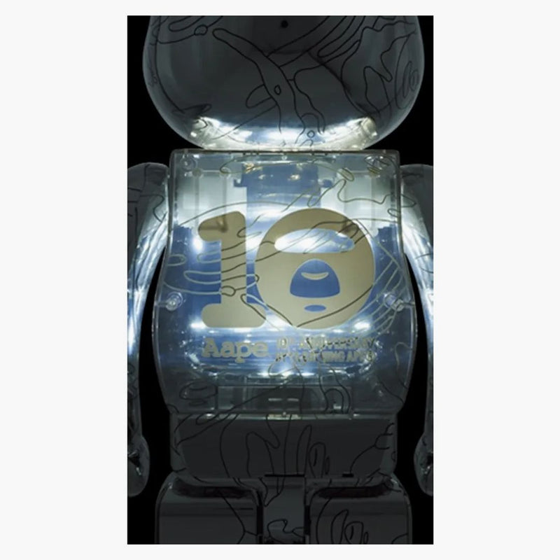 Bearbrick X Aape By A Bathing Ape 10th Anniversary 1000%