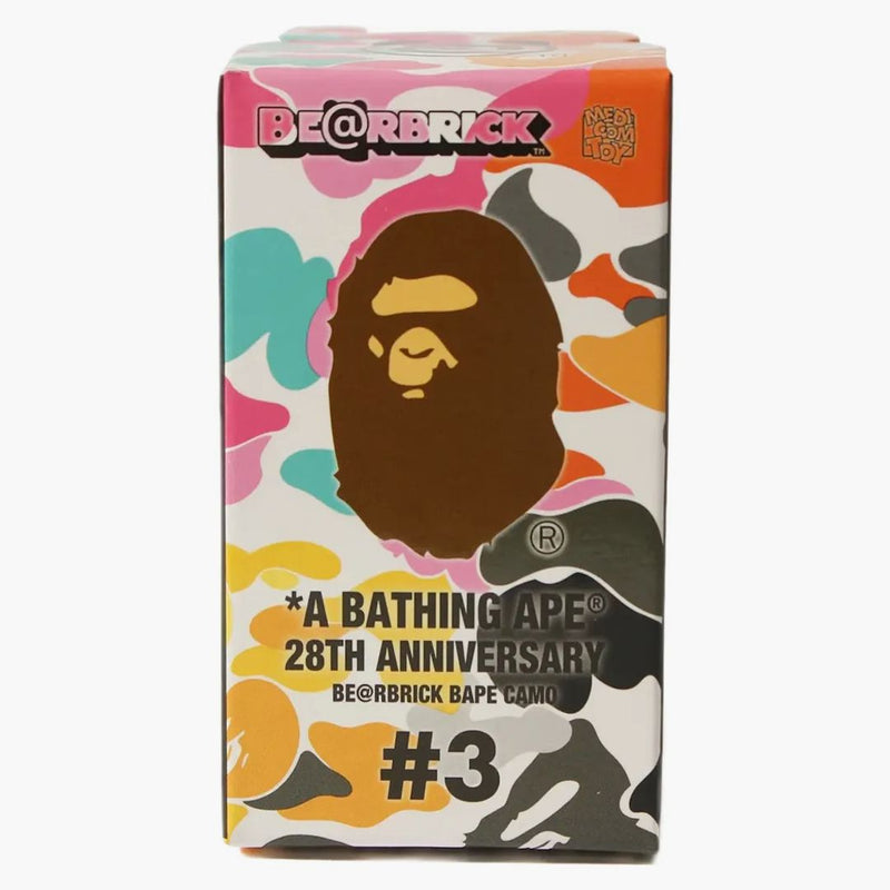 Bearbrick X A Bathing Ape 28. výročí camo