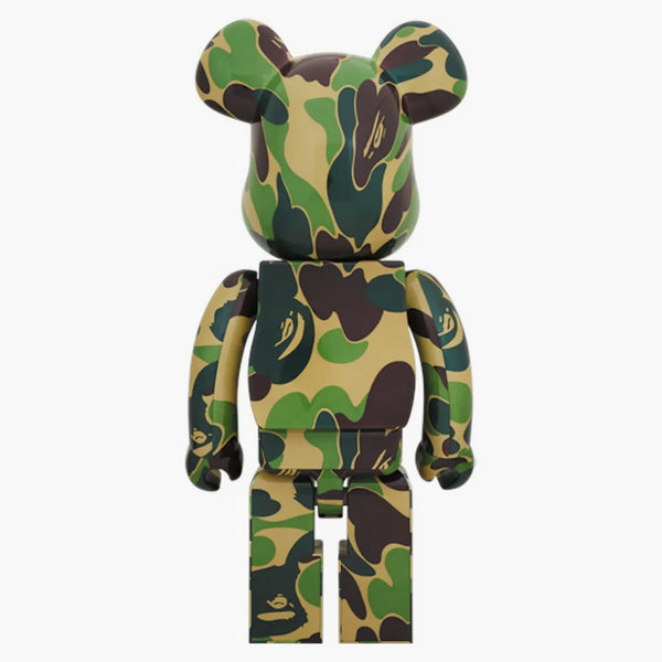 Bearbrick X A Bathing Ape Abc Camo 1000% Green