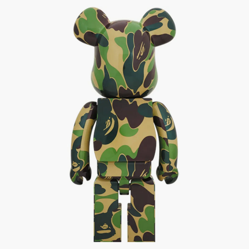 Bearbrick X A Bathing Ape Abc Camo 1000% Green