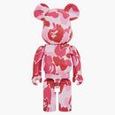 Bearbrick X A Bathing Ape Abc Camo 1000% Pink