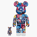 Bearbrick x Anna Sui X M / Mika Ninagawa 100% e 400% Set