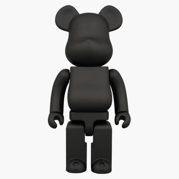 Bearbrick X Amirex Dry Carbon (Plain Weave) 400% Black