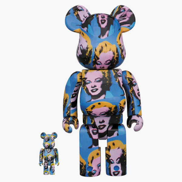 Bearbrick x Andy Warhol x Marilyn Monroe 100% a 400% sada