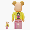 Bearbrick x Angel Abby 10 ° anniversario 100% e 400%