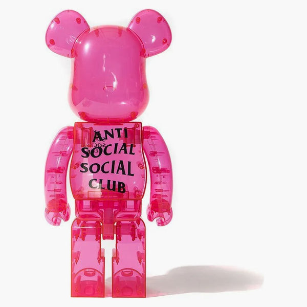 Bearbrick x Club sociale antisociale 1000% rosa