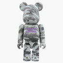Bearbrick X Atmos x Solebox 100% y 400% Set Grey