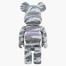 Bearbrick X Atmos x Solebox 100% y 400% Set Grey