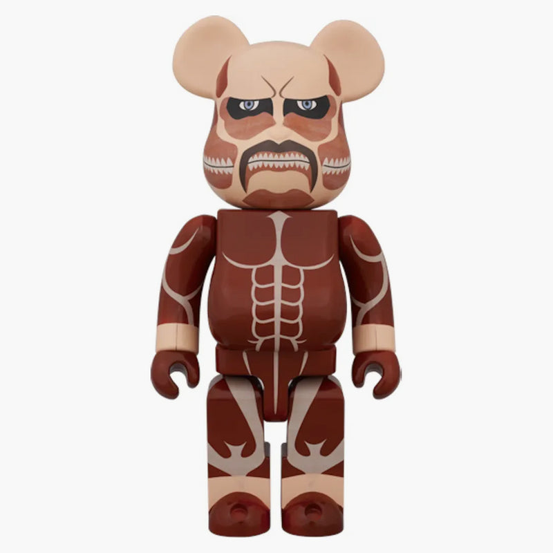 Bearbrick X Attack On Titan Super Large Giant 400% Brown