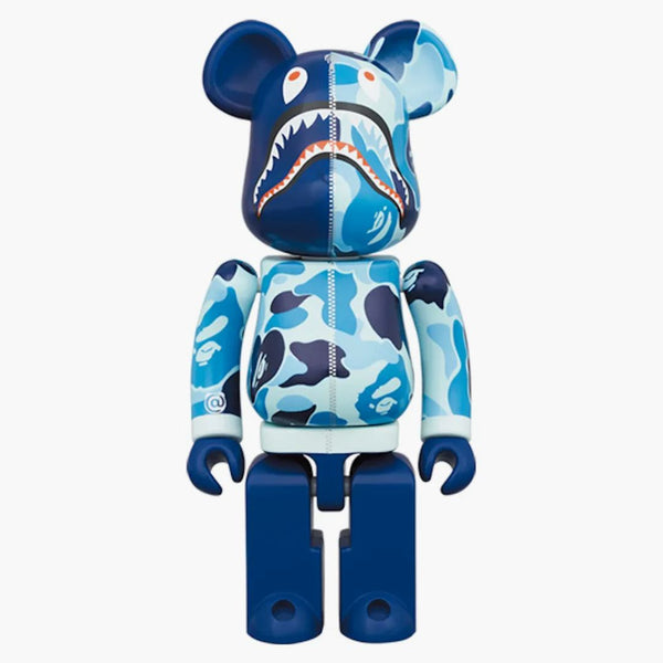 Bearbrick X Bape ABC Camo Shark Chogokin 200% Blue