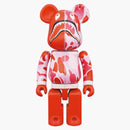 Bearbrick X Bape ABC Camo Shark Chogokin 200% Pink