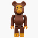 Bearbrick X BAPE Baby Milo 100% brun