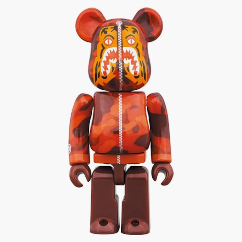 Bearbrick X Bape Camo Tiger 100% & 400% Red