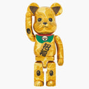 Bearbrick X Bape Maneki Neko 1000% Gold Plated