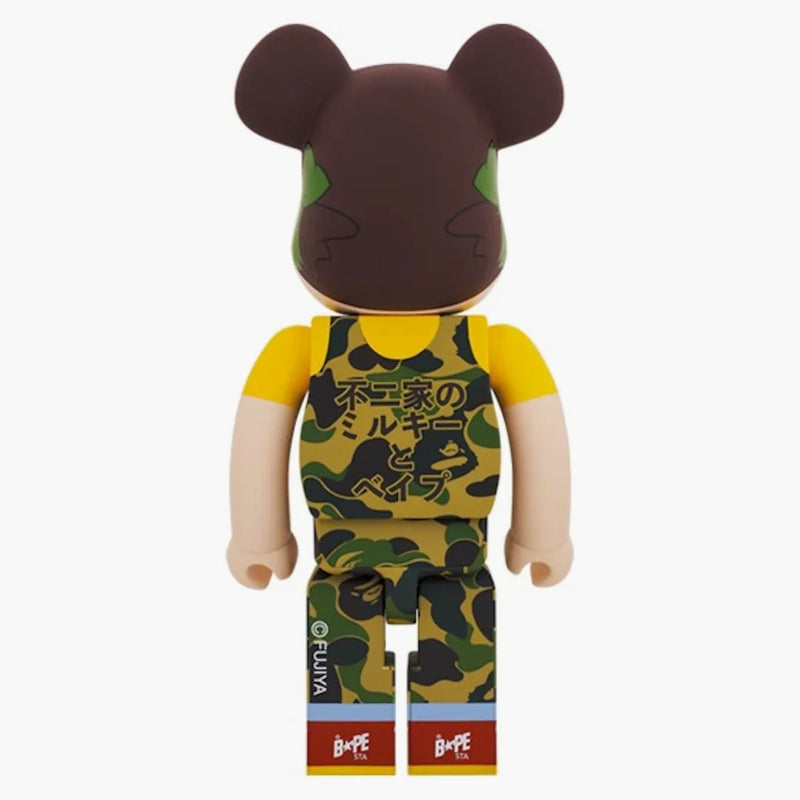 Bearbrick X Bape Peko-chan 1000% Green Camo