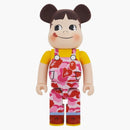 Bearbrick X Bape Peko-chan 1000% rosa camo